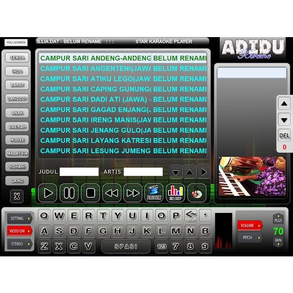 Software Karaoke Adidu Premiere Unlimited PC Full Version Lifetime