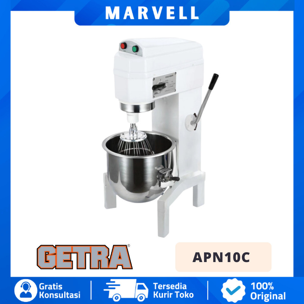 PLANETARY MIXER 10 LITER GETRA APN10C MIXER ROTI 10 LITER