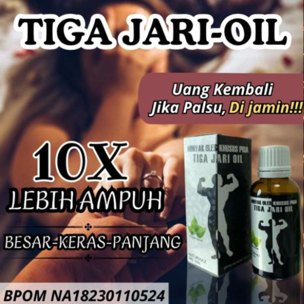 BISA CODD !! PANJANG DAN BESAR !!! TIGA JARI OIL HERBAL Minyak Tiga jari Asli 100% Original Pembesar