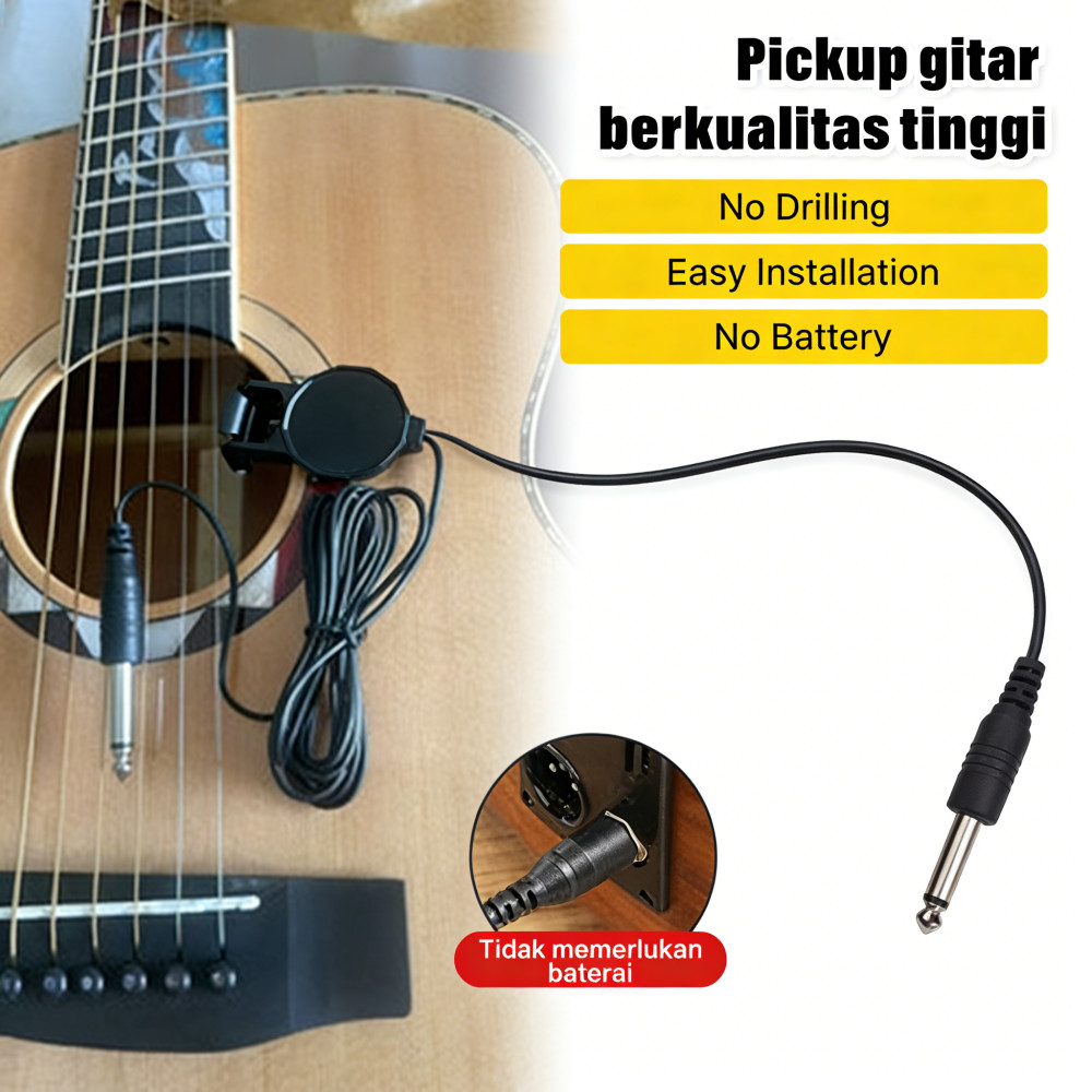 Clip-on Guitar Pickup Spul Pick Up Akustik gitar pickup pick up gitar akustik Spul Akustik gitar pic