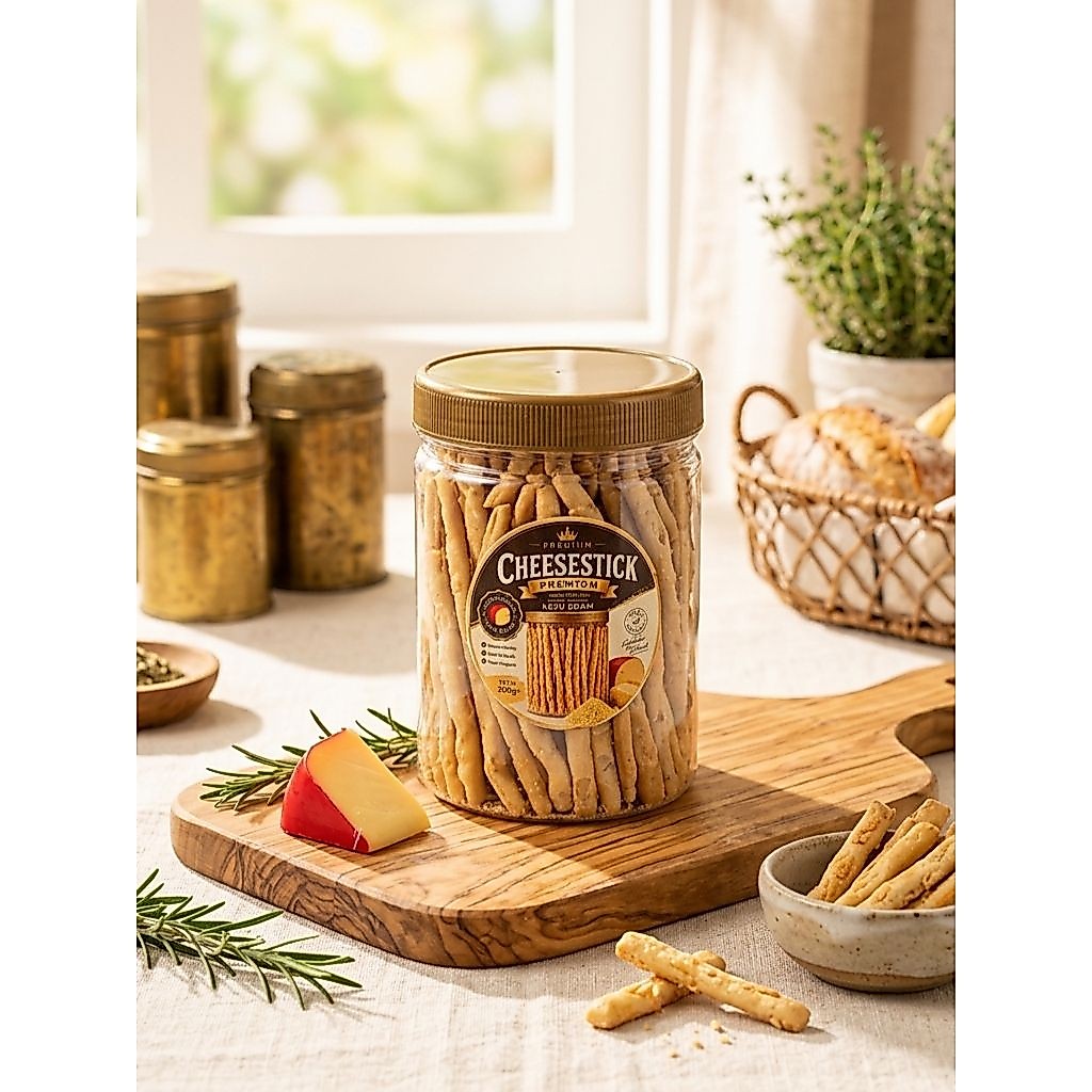 Cheese Stick 200gr / Cheese Stick Keju Edam / Cheese stick jar