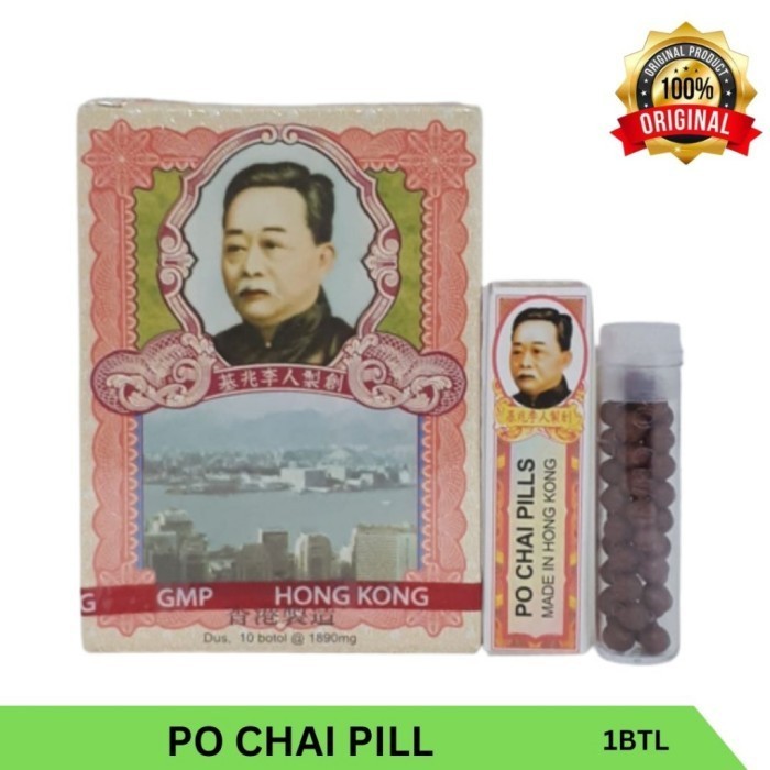 Po Chai pill - obat sakit perut - mual - diare