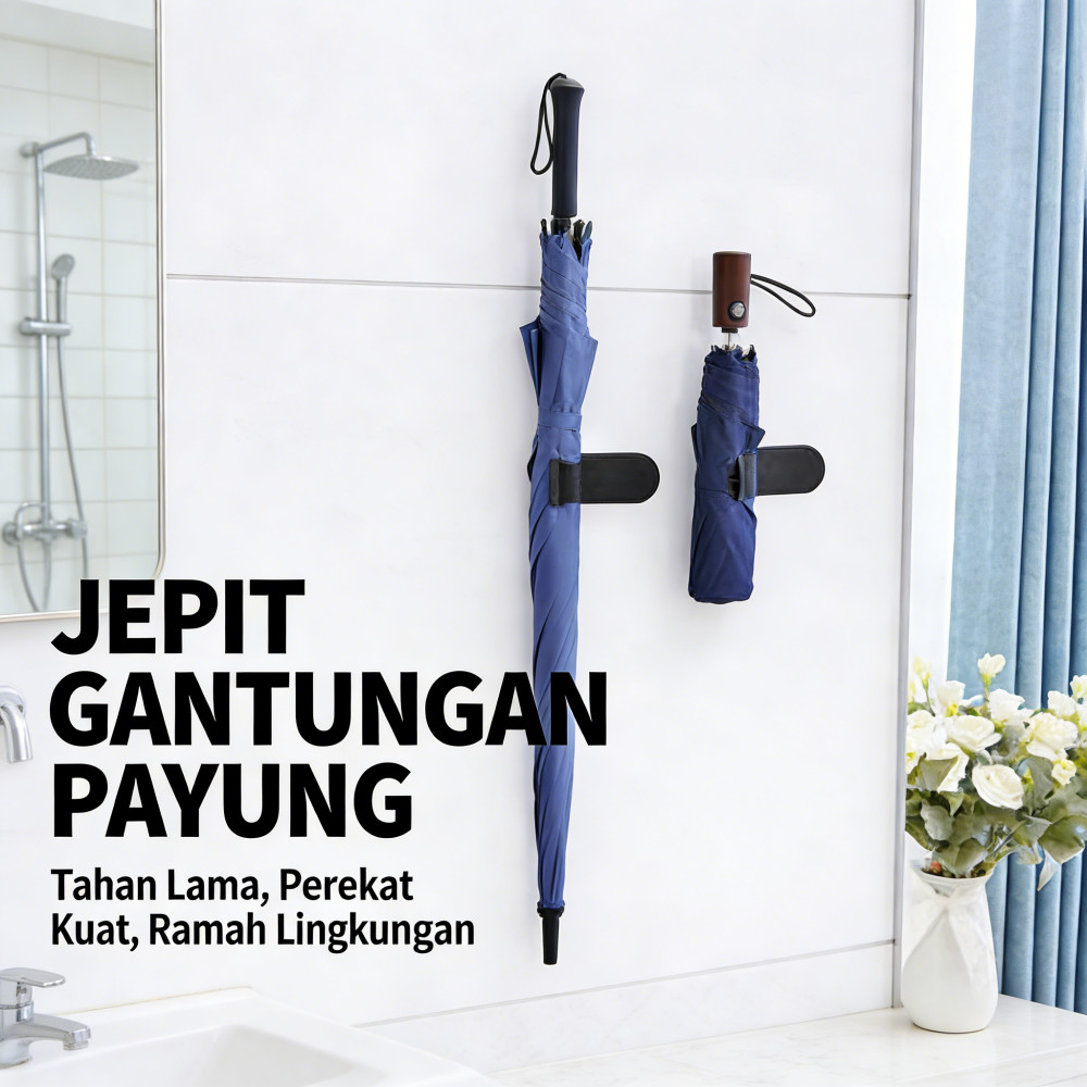 Payung Hook Umbrella Jepit Gantungan Rumah Hook Mobil Car Serbaguna Umbrella Hanger Aksesoris Mobil
