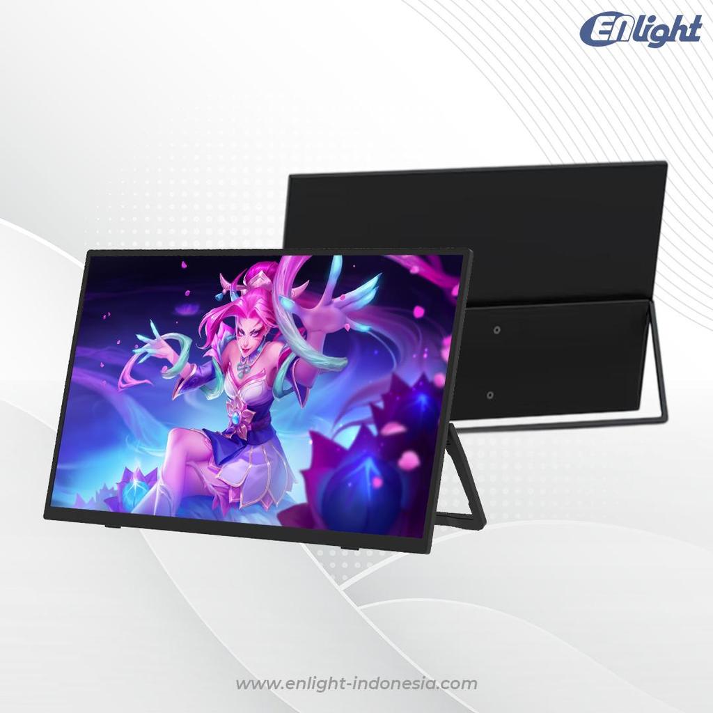 Monitor Enlight EN19P | Monitor Portable Extender For Laptop & PC 18.5" FHD 1920x1080p 100Hz