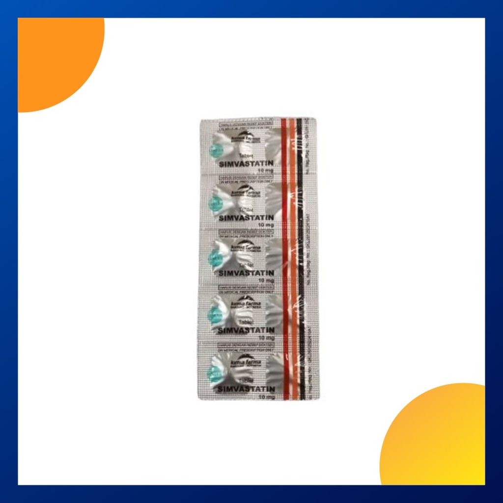SIMVASTATIN GENERIK KF 10 MG 1 STRIP @ 10 TABLET