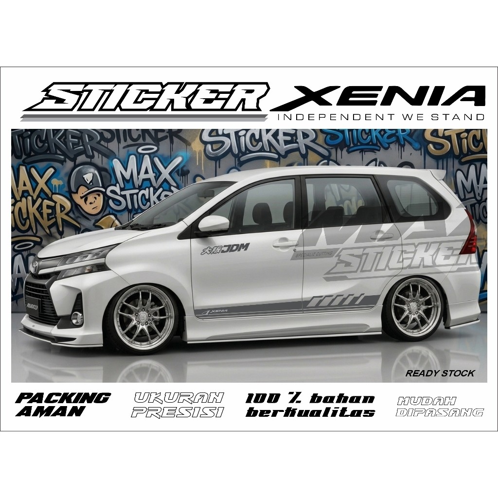 Sticker MOBIL AVANZA XENIA VELOZ 2022 2023 Terbaru Stiker asesories Xenia Avanza VELOZ