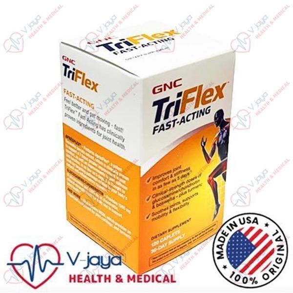 GNC TriFlex Fast-Acting 120 Caplets Glucosamine and Chondroitin
