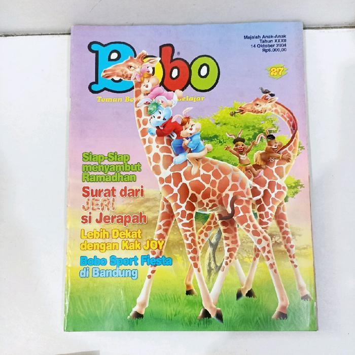 Bobo Majalah anak-anak Tahun XXXII 14 Oktober 2004 - Siap-siap menyambut ramadhan