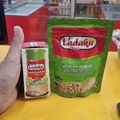 ED 2028 - PCS - LADAKU MERICA BUBUK POUCH 100GR - BOTOL 35GR / MERICA MURNI 100%  - LIVEPOPP BUMBU D