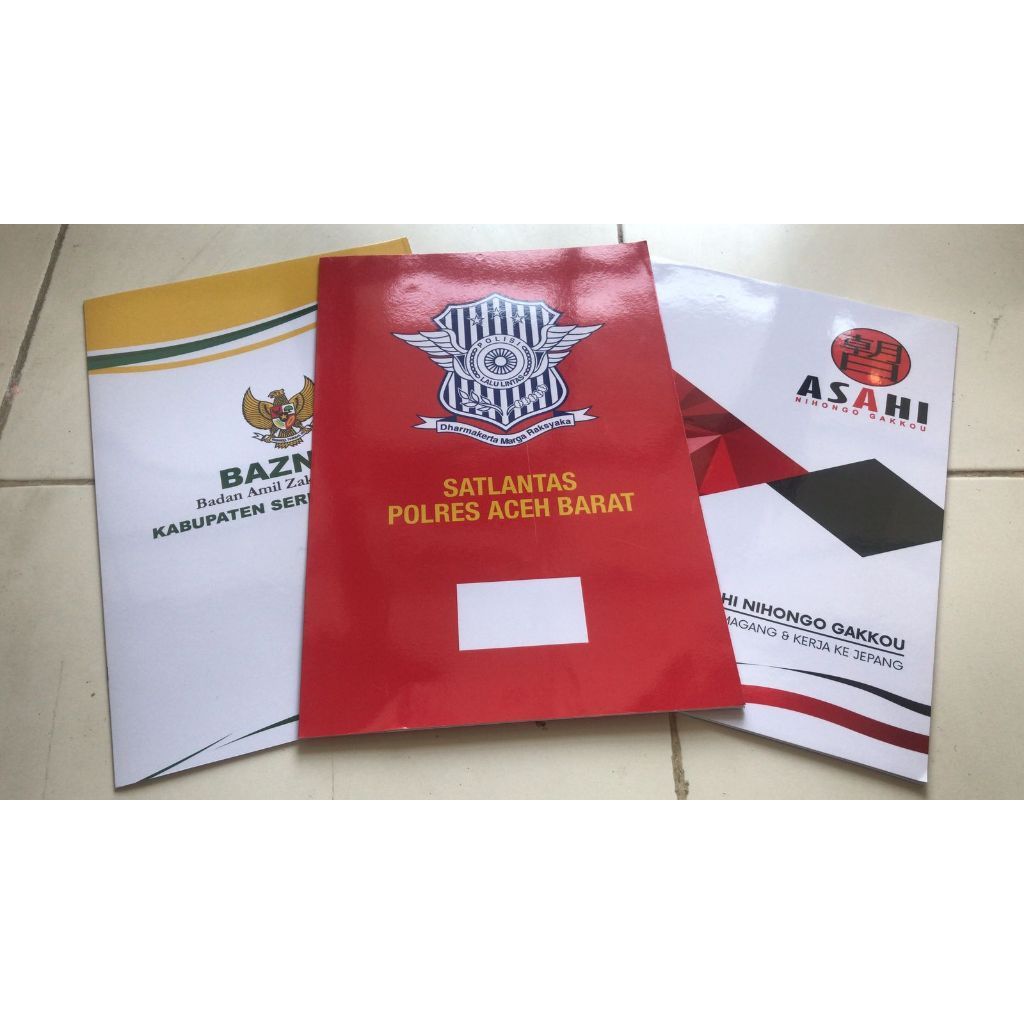 CETAK MAP FOLDER CUSTOM DESAIN F4/A4