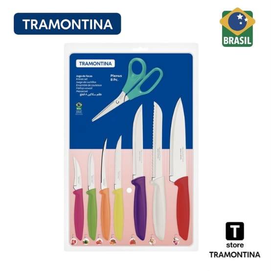 Plenus Pisau Set 8pcs Tramontina Knife Set 23498917