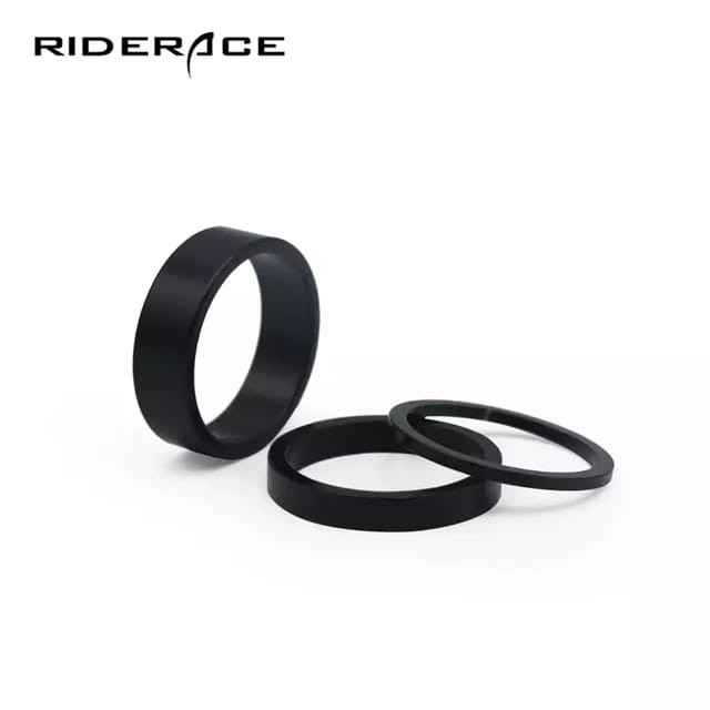 Foto Spacer ring Headset stem Alloy Sepaket 3 pcs 2 5 10 mm diameter 28.6 1-1/8 oversize OS sepeda MTB seli