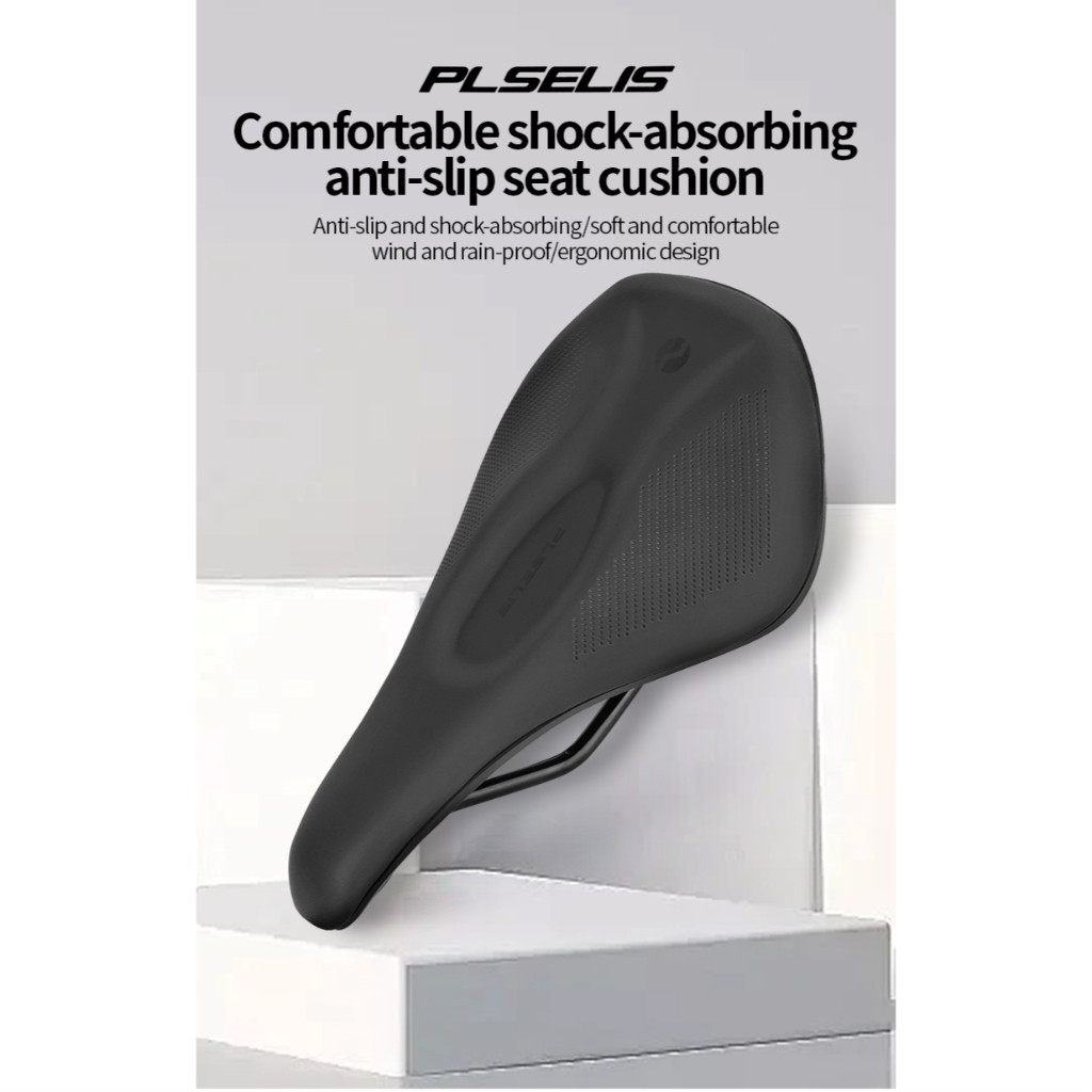 Foto PLSelis Saddle Sadel Soft Seat Cushion PU Leather Lebar nyaman untuk Sepeda MTB