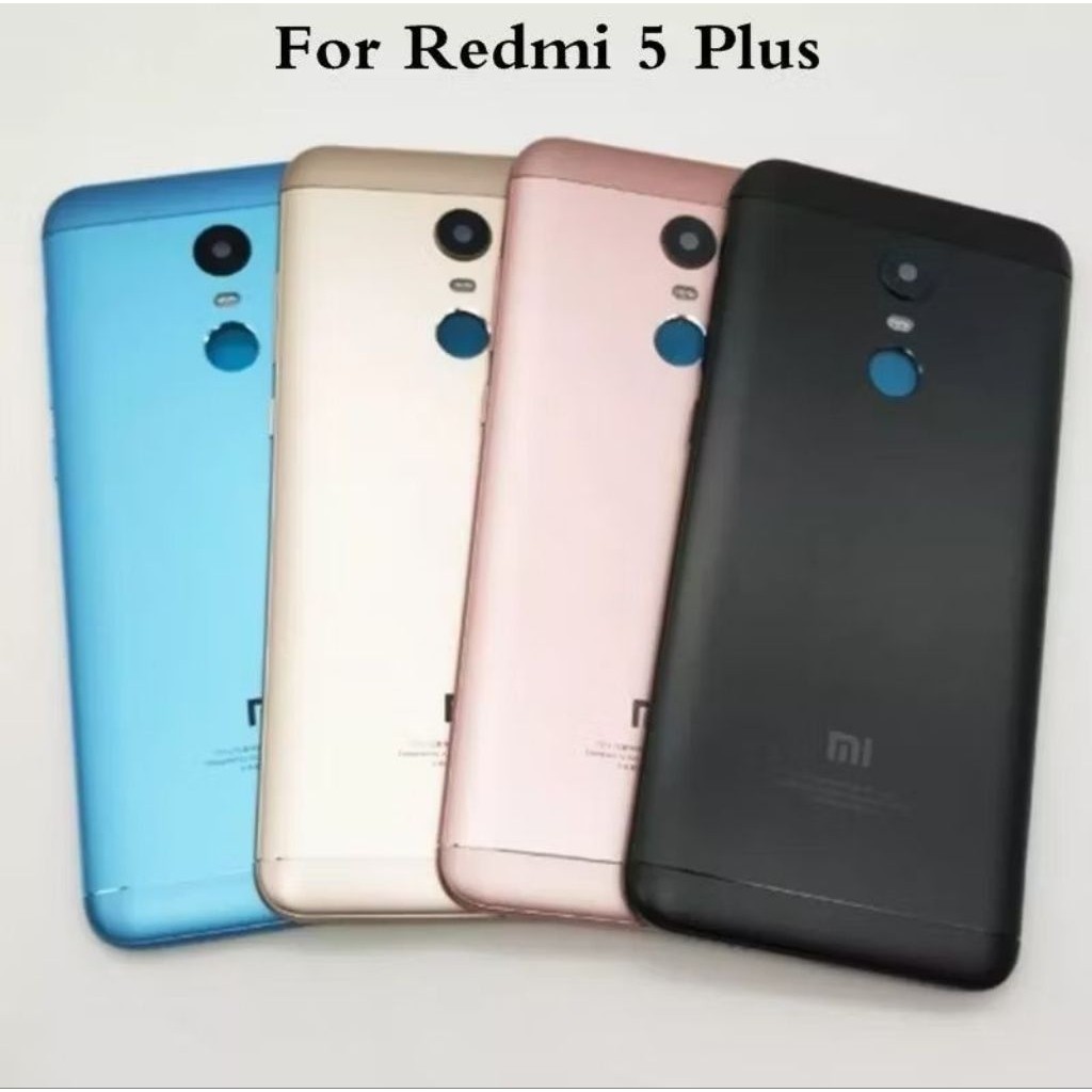 Back Casing Cover BackDoor Tutup Belakang Pengganti Kesing Housing HP Xiaomi Redmi 5+ / Redmi 5 Plus