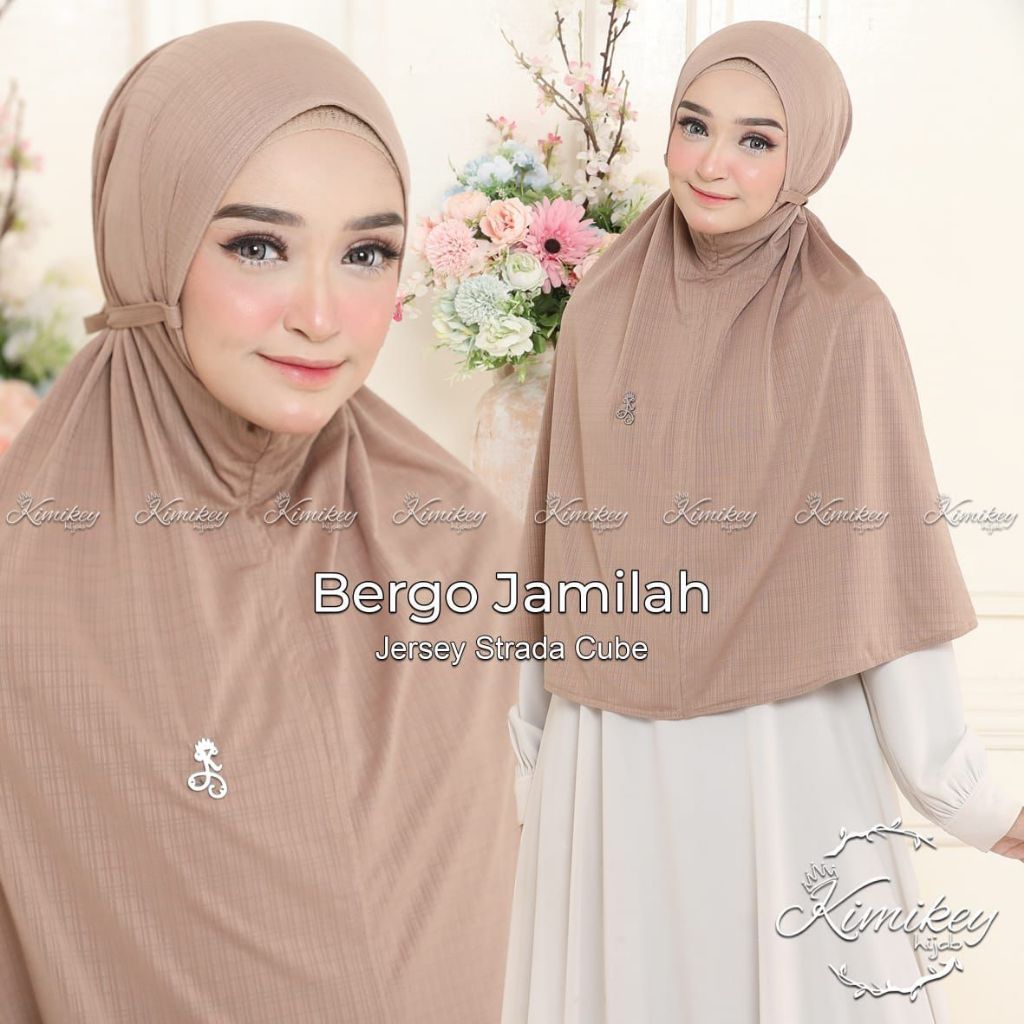 HIJAB KIMIKEY JAMILAH // HIJAB BERGO SYRIA JUMBO // HIJAB JUMBO INSTAN // HIJAB GROSIR MURAH