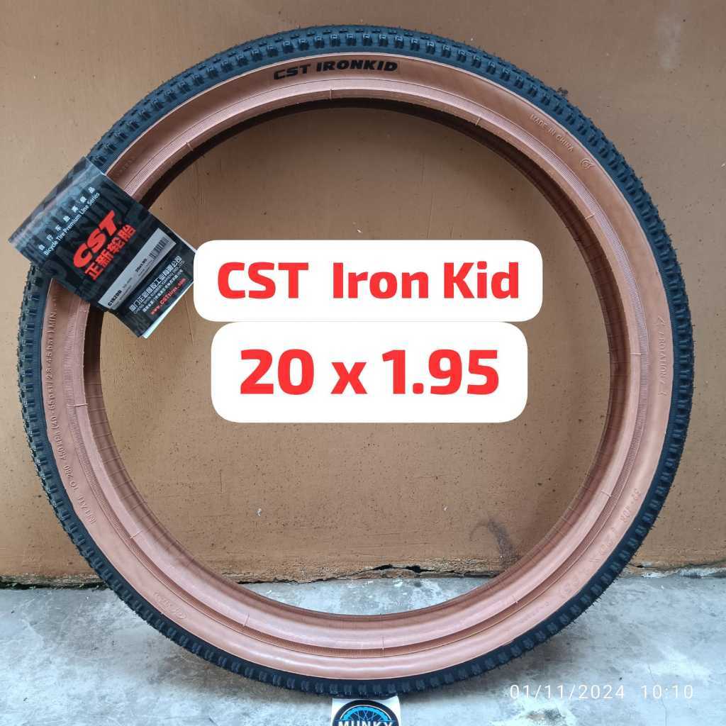 Foto Ban Luar CST Iron Kid 20 x 1.95 Tanwall Skinwall Coklat Premium Non Foldable Sepeda Seli