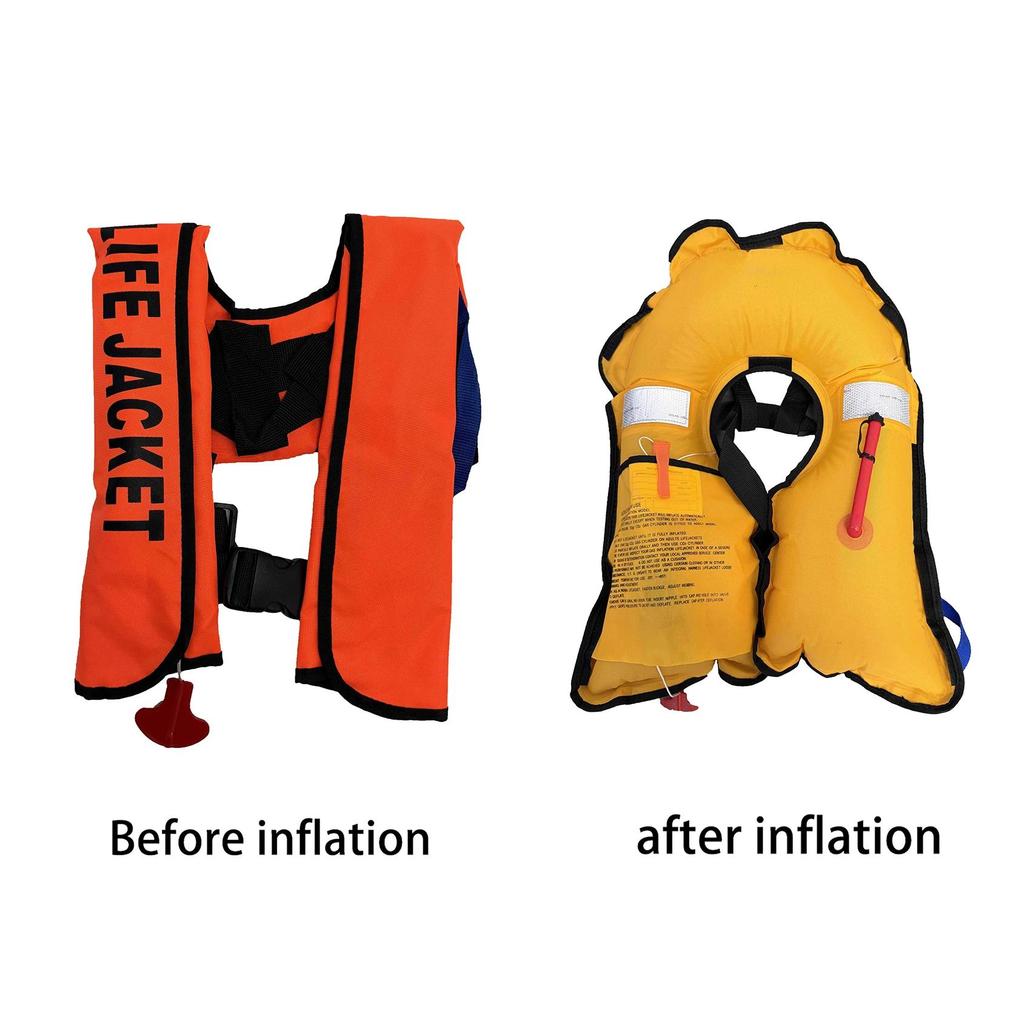 Automatic Swiming Life Vest Inflatable Fishing Life Jacket Top quality Rescue Vest big Buoyancy kaya