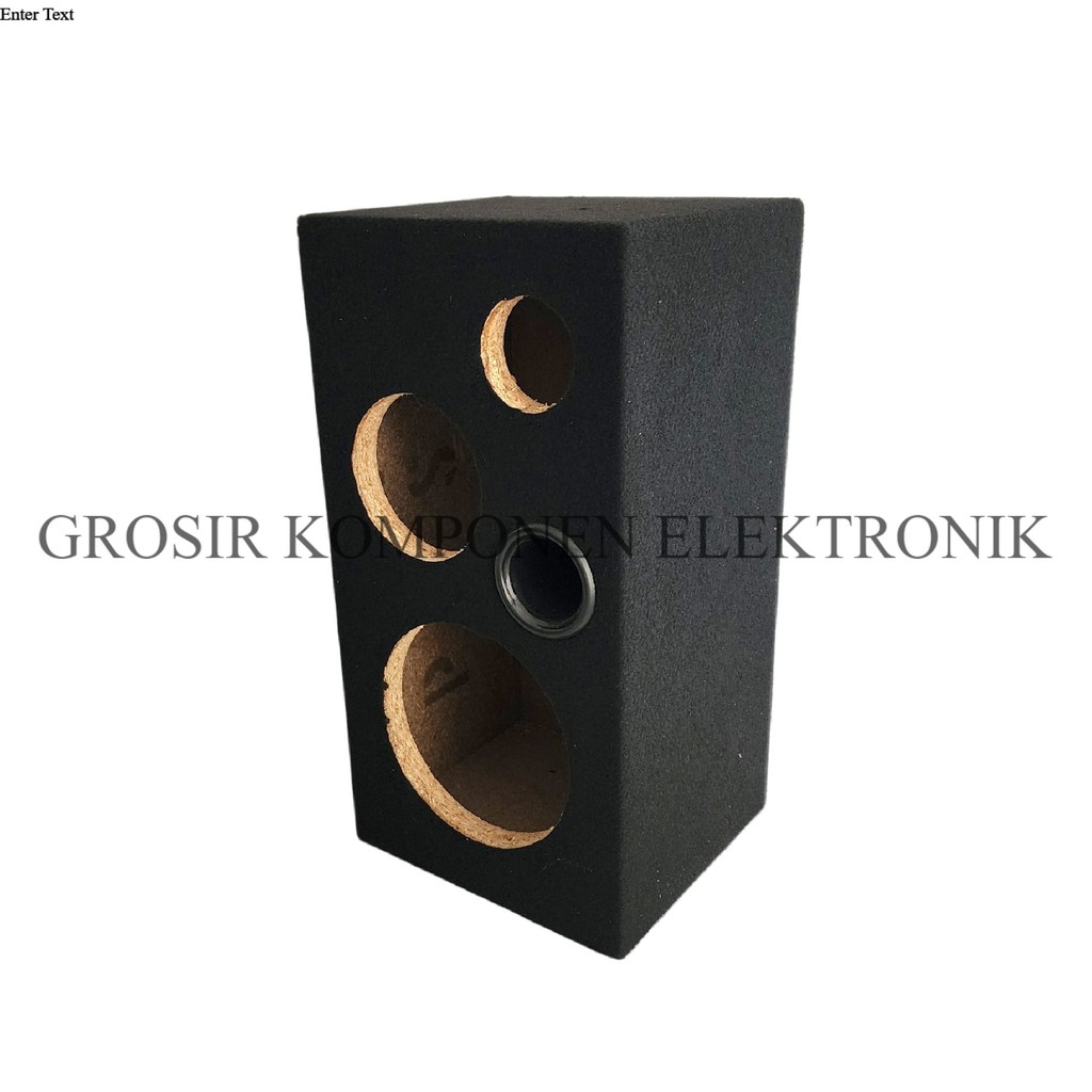 Box Speaker 3 Way 6 Inch Hitam