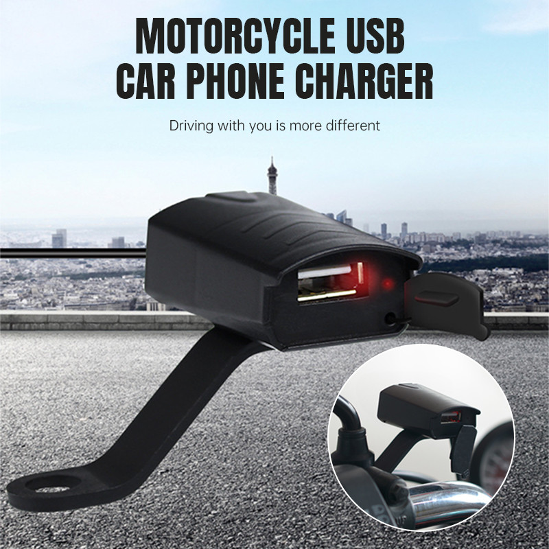 CitaGoods Motorcycle Phone Charger USB Charger Strong Waterproof Phone Charger Front Duckbill