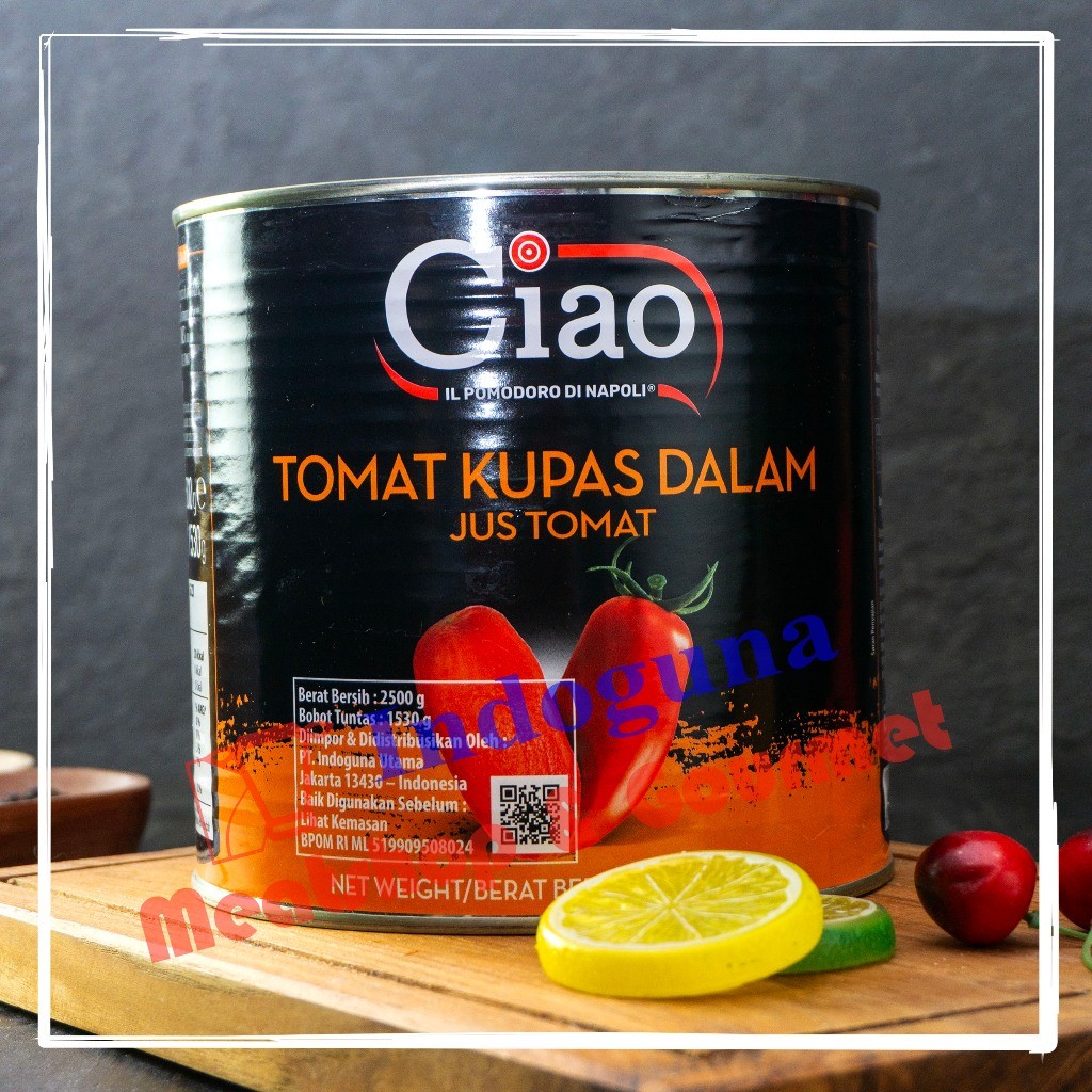 Ciao Tomat Kupas Dalam Jus Tomat Italian Peeled Tomato 2500gr 2.5Kg