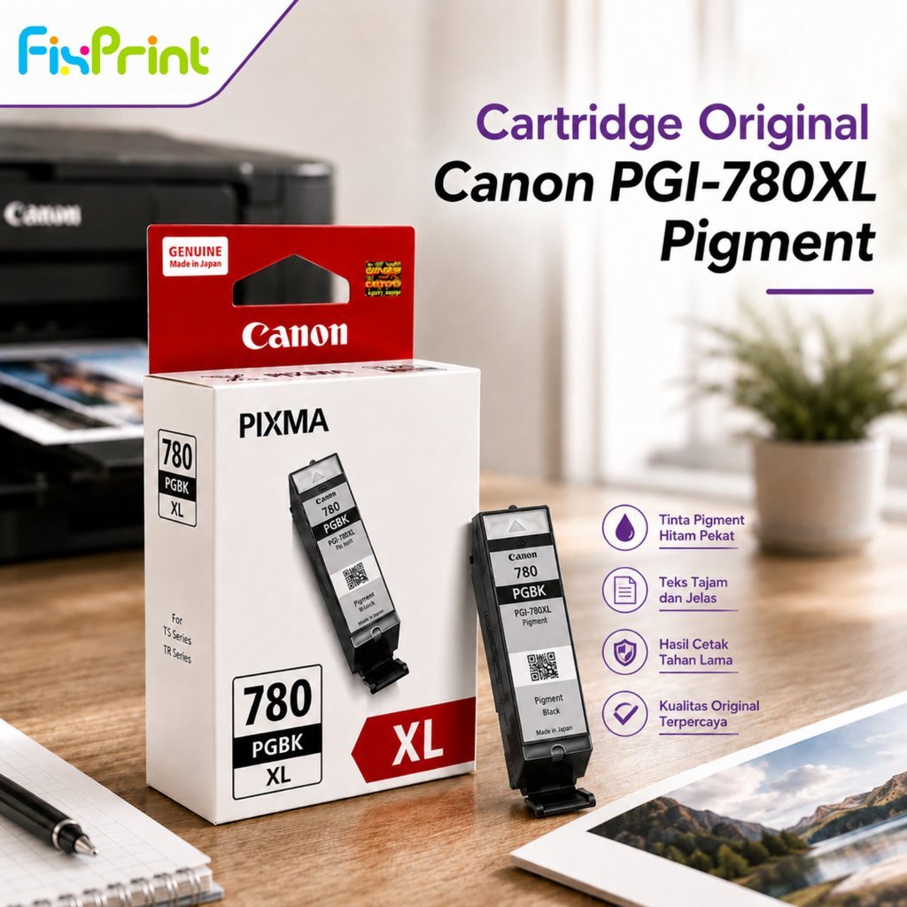 FixPrint - Cartridge Canon PGI 780XL PGI780XL Original For Printer PIXMA TS8270 TS8170 TS9170 TS9570