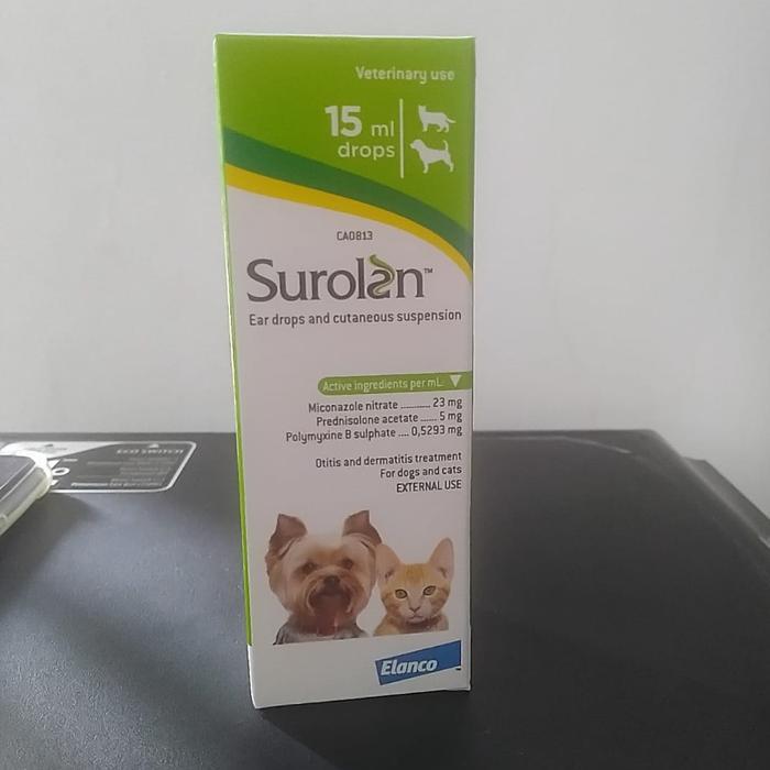 OBAT TETES TELINGA EAR MITE DERMATITIS KUCING ANJING SUROLAN-SUROLAN