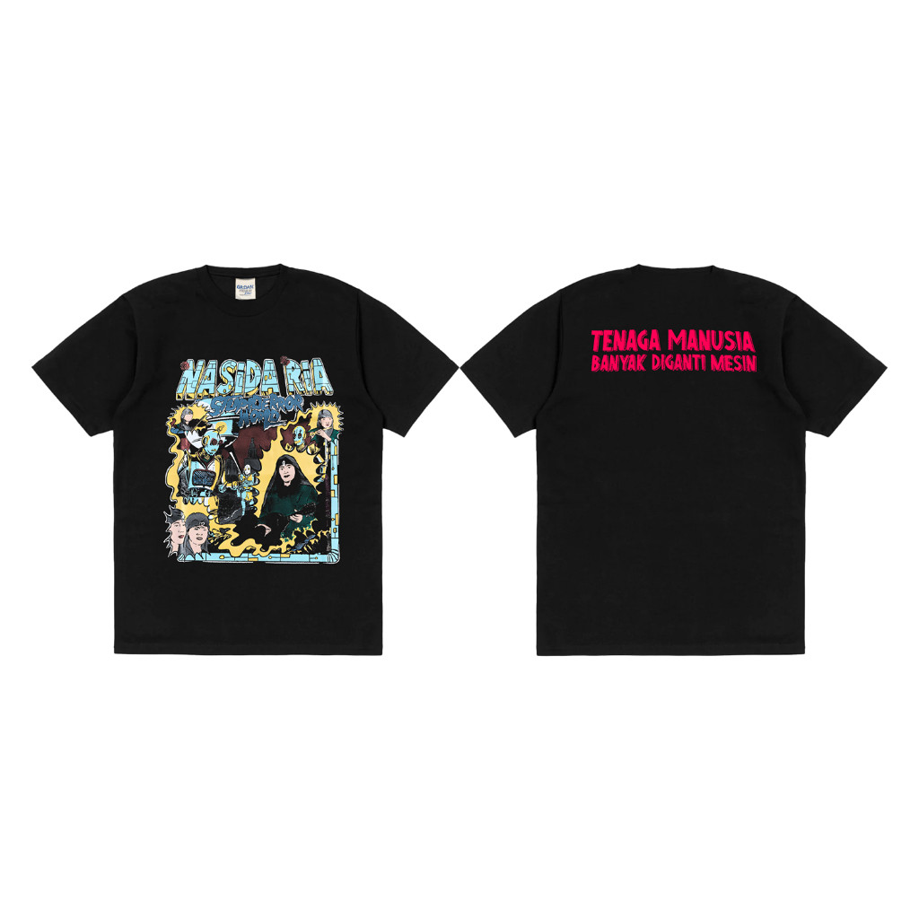 Rockermusic T-shirt Band Stupid Error X Nasida Ria Tahun 2000