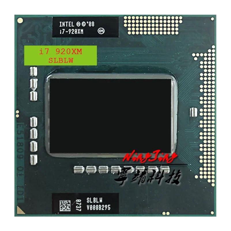 Intel Core i7920XM i7 920XM 20 GHz QuadCore EightThread CPU Processor 8M 55W Socket G1  rPGA988A