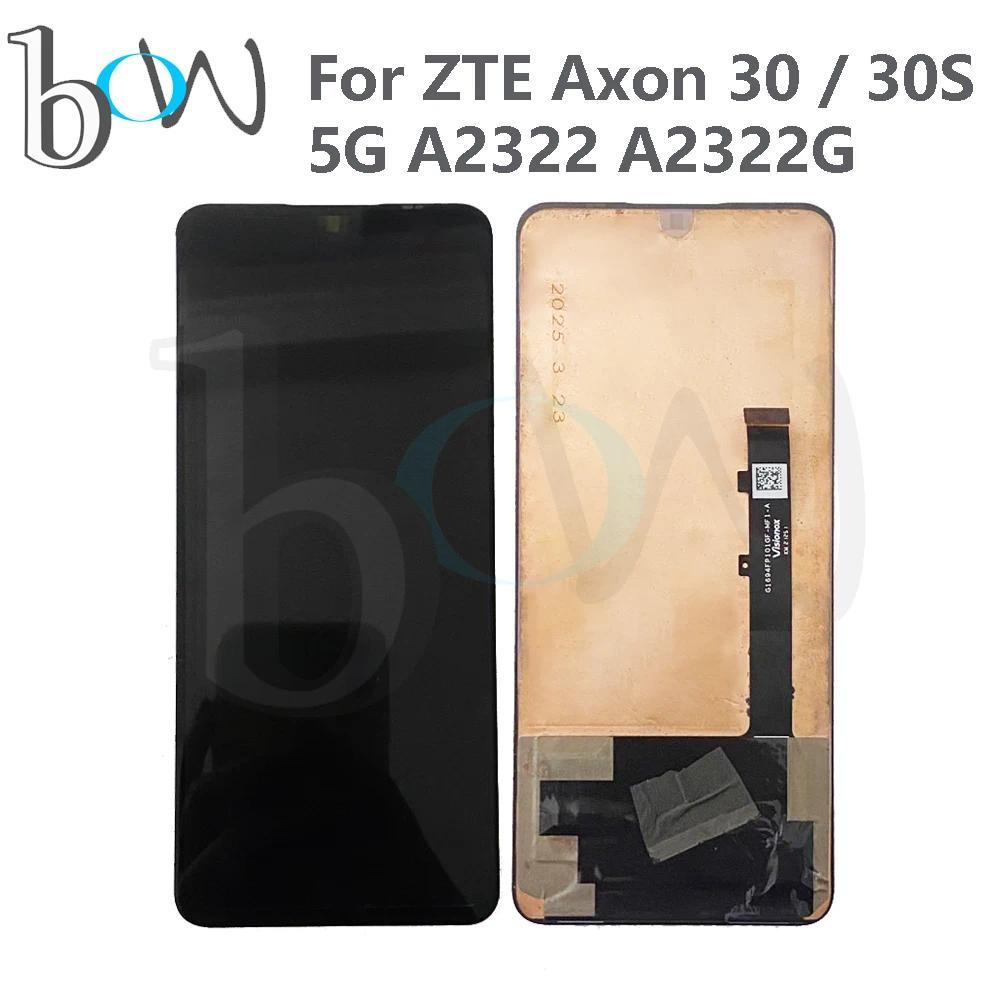 Original For ZTE Axon 30 5G A2322 A2322G LCD splay Tou Screen gitizer Glass Panel Sensor Full Assemb