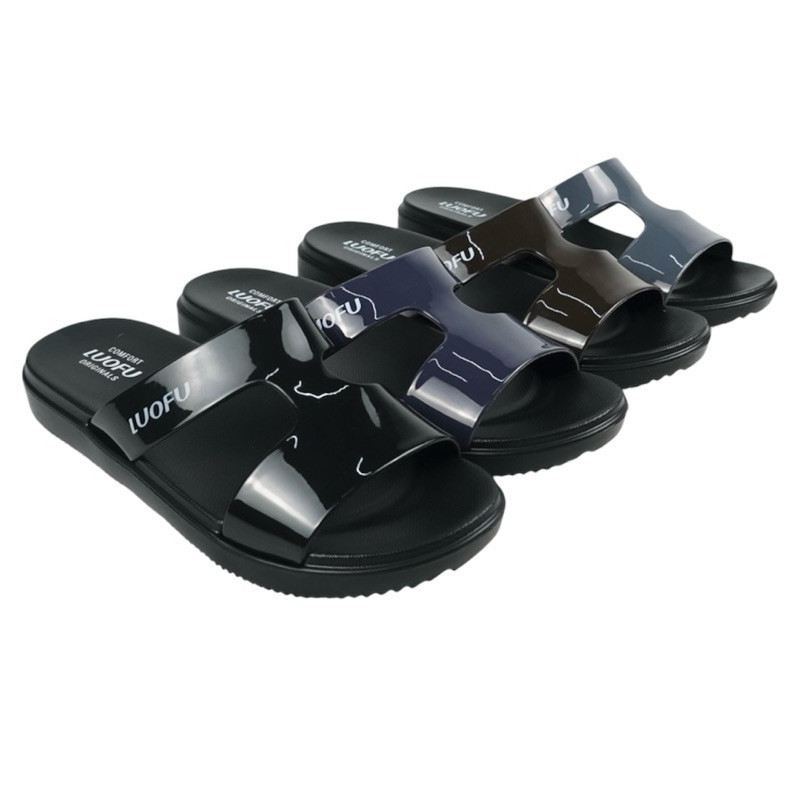 JASHOP LUOFU Sandal Selop Jelly Karet Eva Wanita E7190-SH4W [H00]