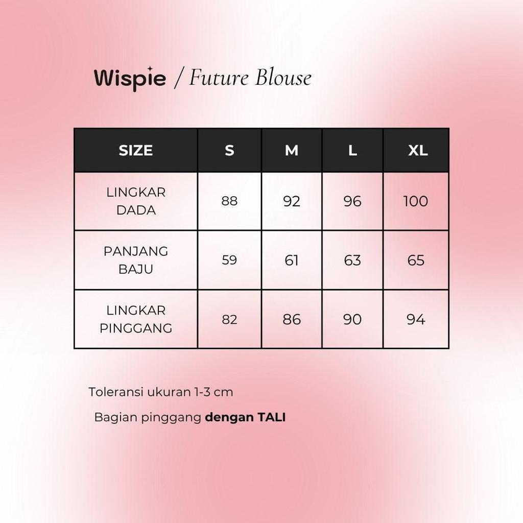 AANTOI SELLER Wispie Future Blouse | Kemeja Wanita Tali Hitam