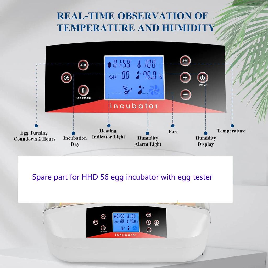 Controller For HHD 56 Egg Incubator,Spare part for gital egg incubator