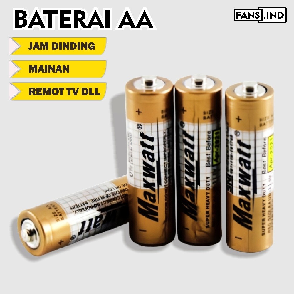 Baterai/Battery/Baterai AA/AAA 1.5V - BB - BB untuk jam dinding, mainan, Baterai Battery