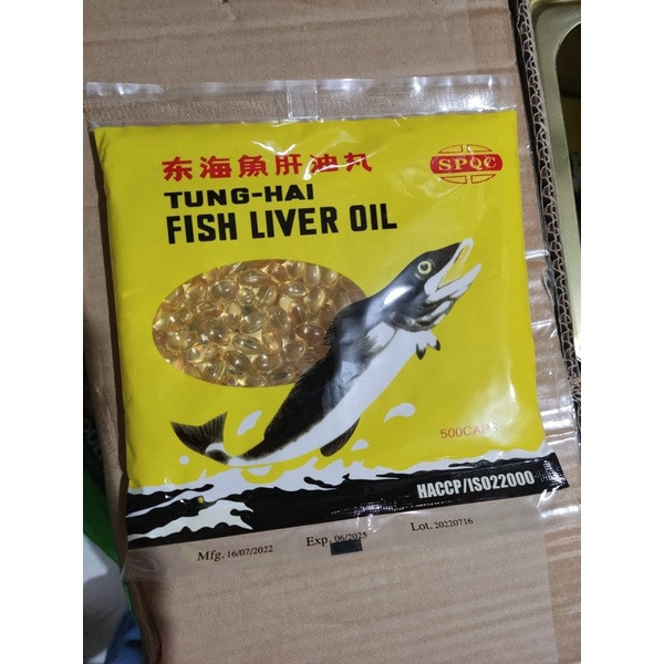 UW minyak ikan tung hai tunghai SQSC bukan SSA isi 500 kapsul