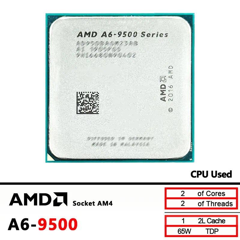 AMD Used A6Series A69500 A6 9500 A6 9500B 35 GHz DualCore CPU AD9500AGM23AB AD950BAGM23AB Socket AM4