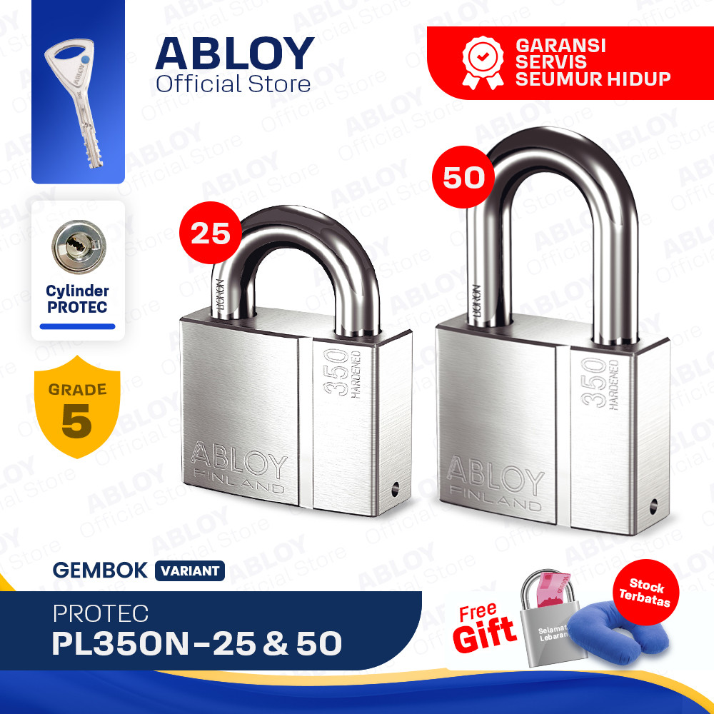 ABLOY Gembok Padlock Protec PL350N