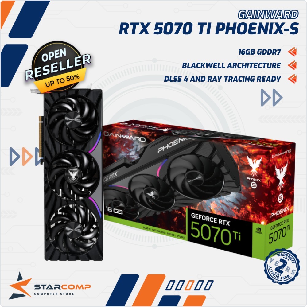 GAINWARD GEFORCE RTX 5070 TI PHOENIX-S 16GB GDDR7 VGA 5070TI