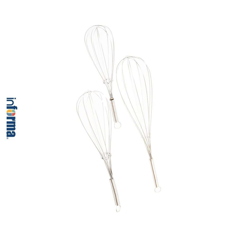 informa Cooking Color Prun Pengocok Adonan Set 3 pcs Pengocok Telur