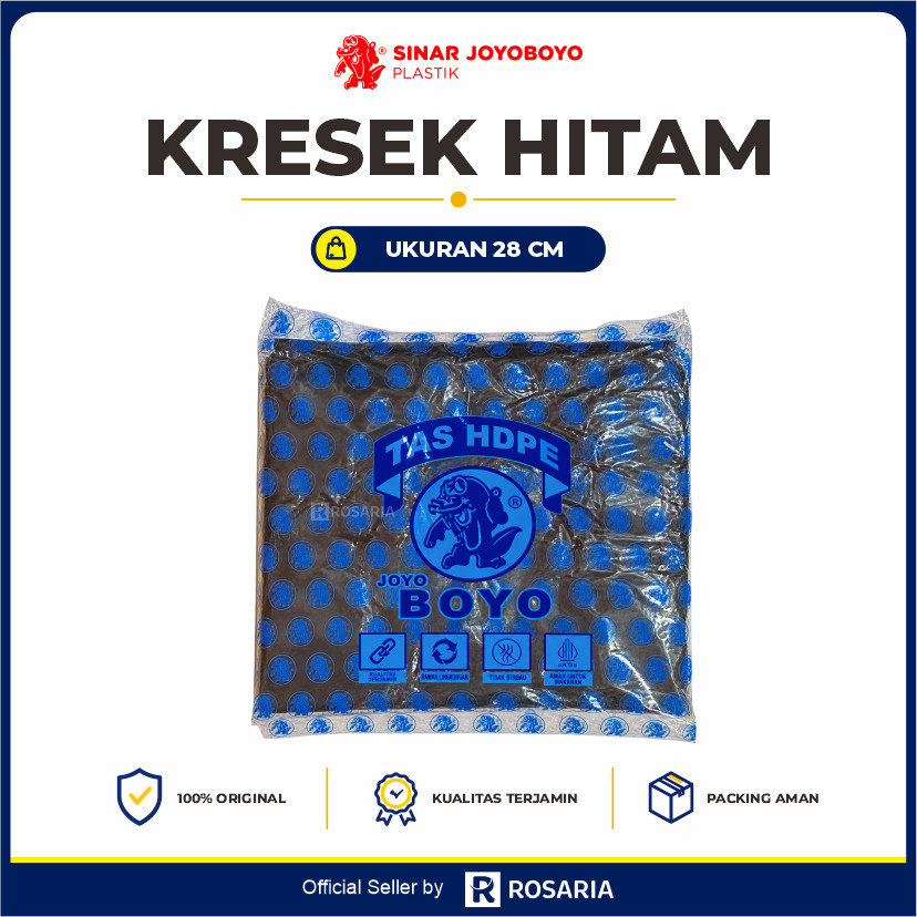 KRESEK UK. 28 HITAM JOYO BOYO Kantong Plastik Serbaguna Multifungsi