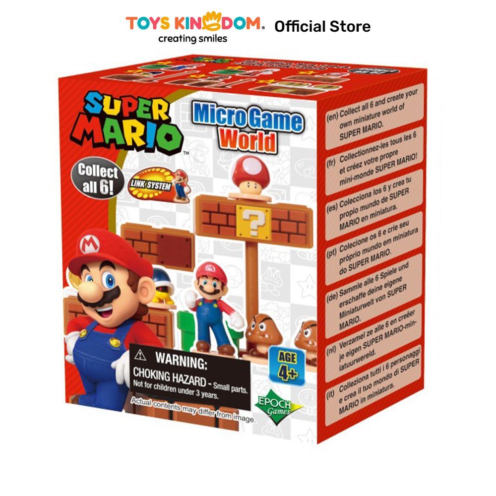 Toys Kingdom Epoch Set Minifigure Micro Game World Super Mario Random Figur Mini Miniatur Karakter M