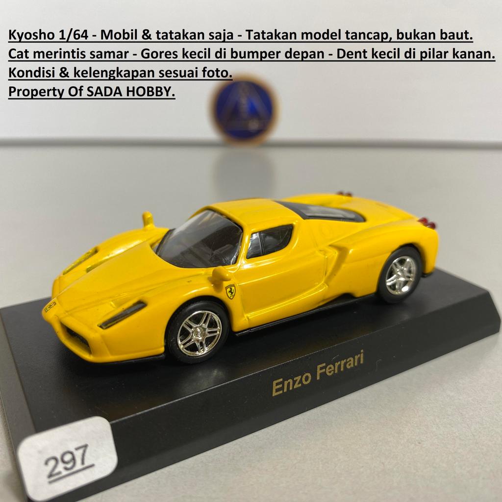 Kyosho 1/64 Ferrari Enzo Yellow First Release Unit Tatakan