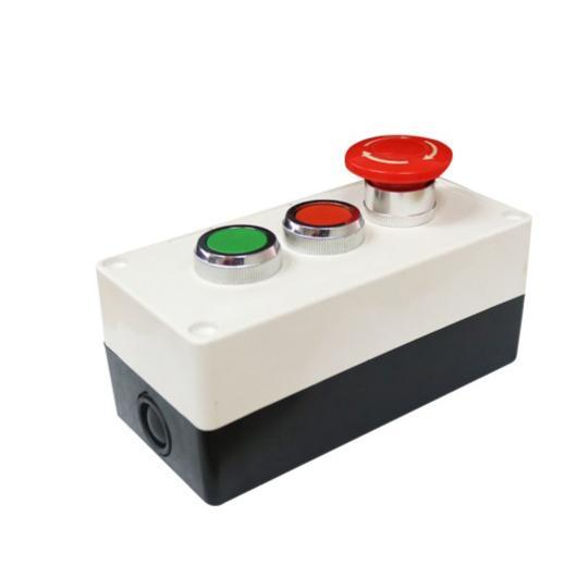 Dijual SET Box Push Button 3 tombol + Push Button LAY5 + Emergency LAY5 terlaris