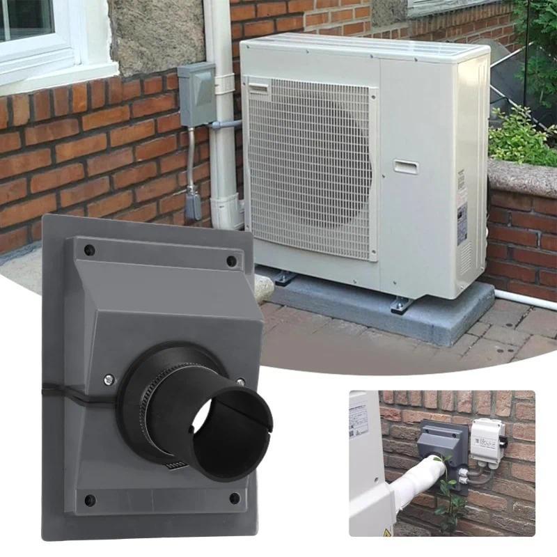 Retrofit HVAC Wall Penetration Cover Line Set Kit AC Insulation Protector Split Sleeve Indoor Outdoo