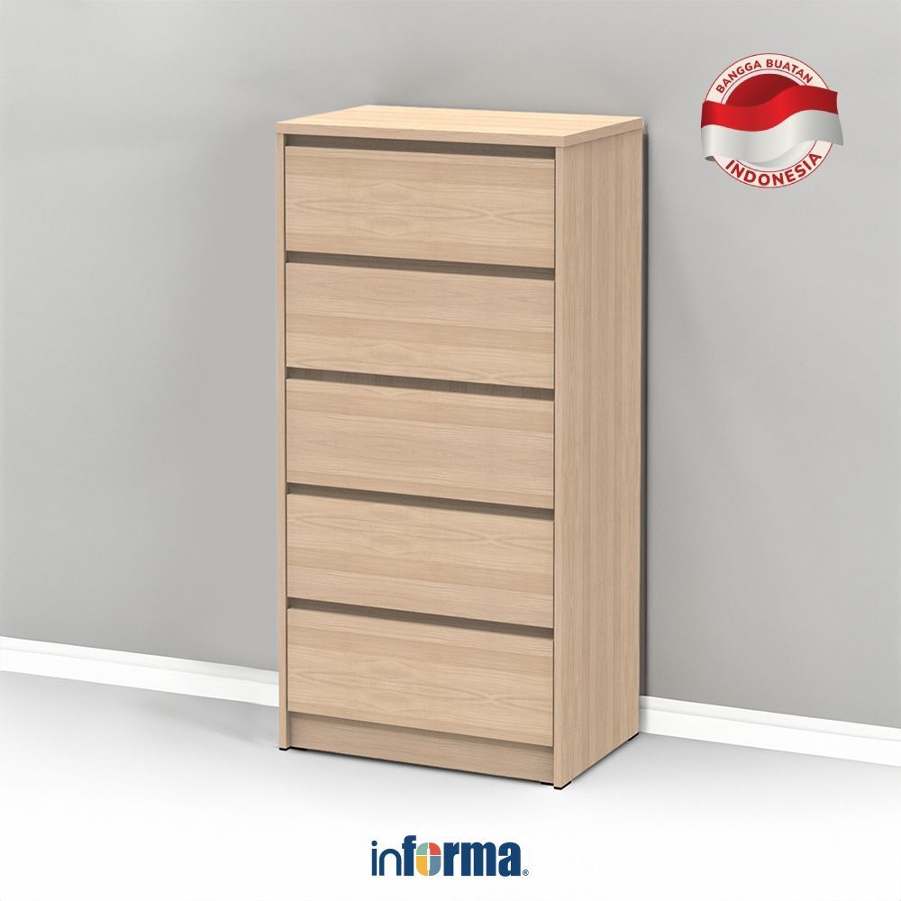 Informa Rana Laci Penyimpanan 5 Tingkat Cabinet Lemari Laci Dresser Storage Drawer Laci Baju Organiz