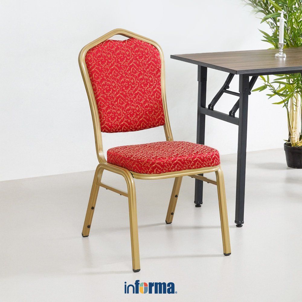 Informa Neo Fonte Kursi Banquet Fabric Banquet Seating Kursi Pesta Event Chair Reception Seating Bal