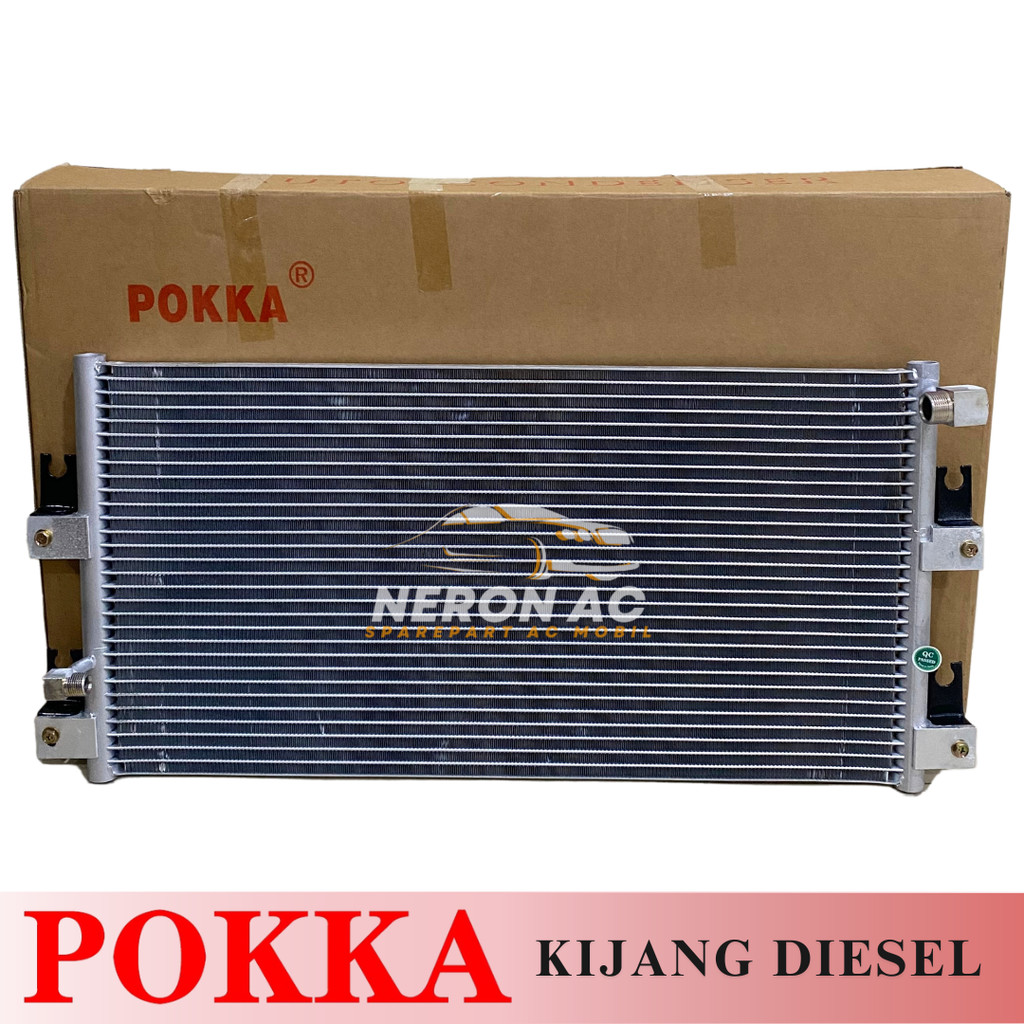 CONDENSOR KONDENSOR AC MOBIL TOYOTA KIJANG KAPSUL DIESEL KRISTA LGX SGX 1997-1999 POKKA 0546