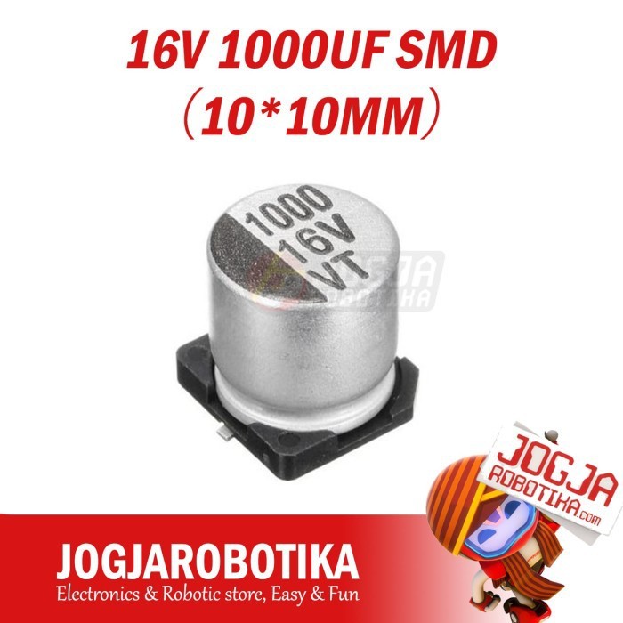 16V 1000UF SMD 10*10MM ELCO SMD 1000 UF 16V 10X10MM