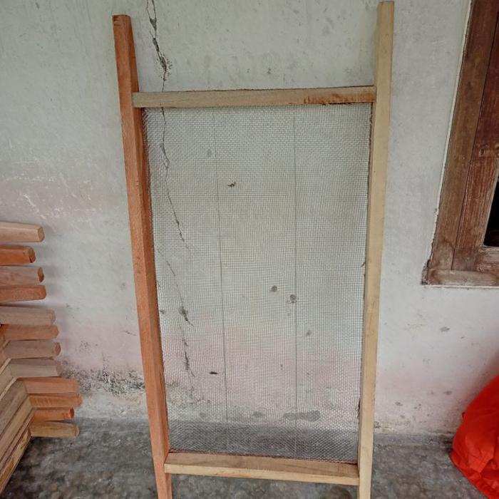Ready Siap Pakai Kawat Jaring Ayakan Pasir Proyek Untuk Plester - 8/8 kawat putih