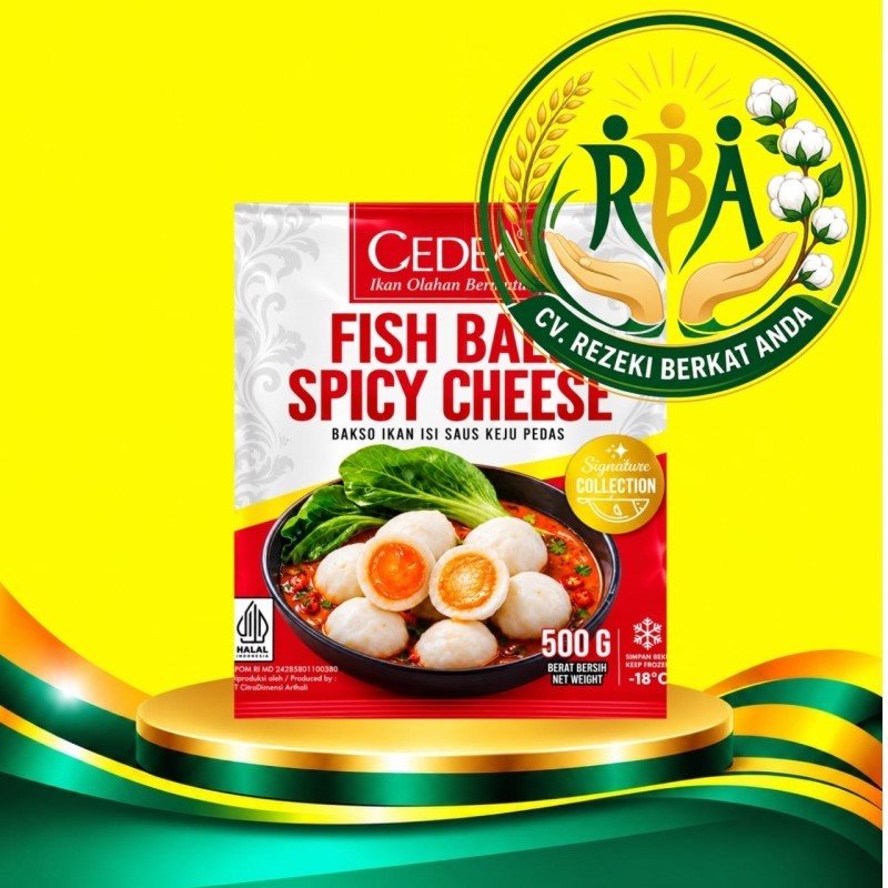 CEDEA FISH BALL SPICY CHEESE 500 GR