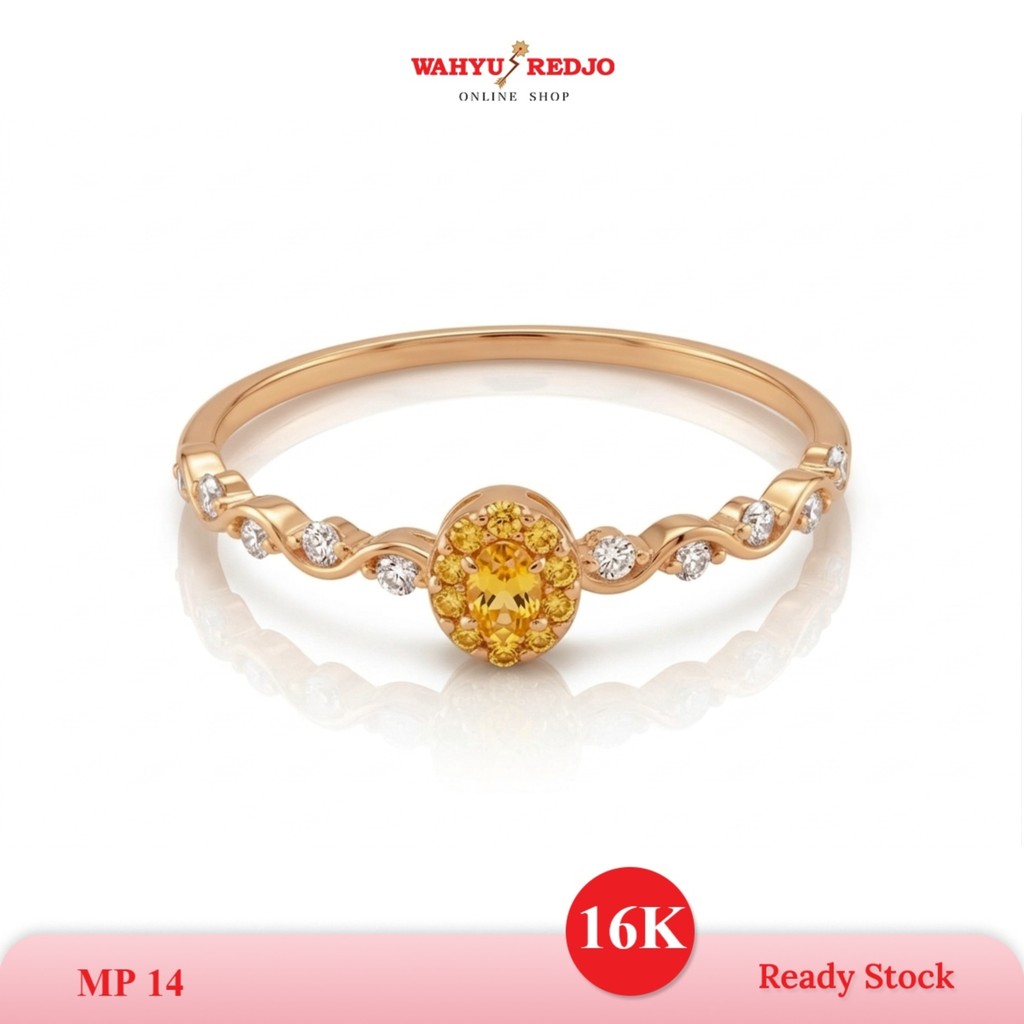 WAHYU REDJO - CINCIN EMAS 16K MODEL MATA KUNING TIMELESS & DAILYWEAR (PMR)